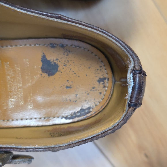 Dr. Martens VTG MIE Brown T Strap 8469 Rare Slide Buckle MaryJane UK 5 Sz 7.5-8 - Picture 11 of 16